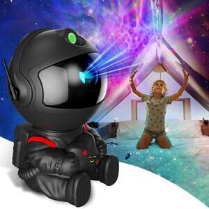Galaxy Star Astronaut Projector Lamp LED Night Light for Kids & Adults